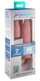 Manson prelungitor pentru penis din silicon elastic, cu inel 2&quot; Silicone