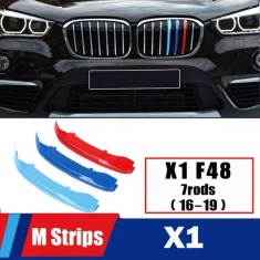 Set ornamente plastic grila fata compatibil BMW X1 2016 - 2019 F48 7B