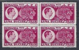 Romania 1938 - Lp 125 - Luna Bucurestilor II - bloc de 4 - MNH***, Nestampilat