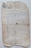 Act de v&acirc;nzare teren &ndash; Vălcilei, județul Covurlui &ndash; 11 noiembrie 1918 &ndash; timbru fiscal