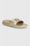 U.S. Polo Assn. papuci IVY femei, culoarea auriu, IVY002W 4Y1, U.S. Polo Assn.