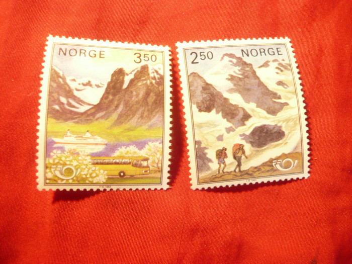 Serie Norvegia 1983 - Turism / Norden , 2 valori