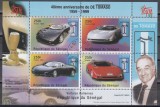 Senegal 1999 - 40 de ani de la &icirc;nființarea producătorului italian de automobile De Tomaso, Bloc, Cota CTO 10 EURO, Stampilat