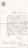 A3056N Cerere de poprire prin Corpul de portărei adresată președintelui Tribunalului Constanța, cca anul 1905