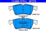 ATE 13.0460-7278.2 set placute frana,frana disc