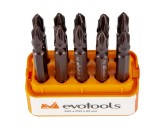Cumpara ieftin Set Varf Surubelnita cu Cap Dublu 10Buc PH2 65 mm Evotools 681422