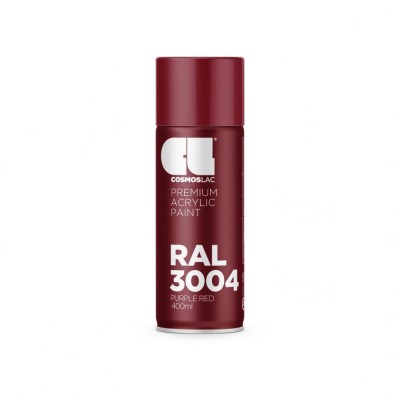 Vopsea spray acrylic RAL3004 rosu purple 400ml Cosmos 0143004 foto