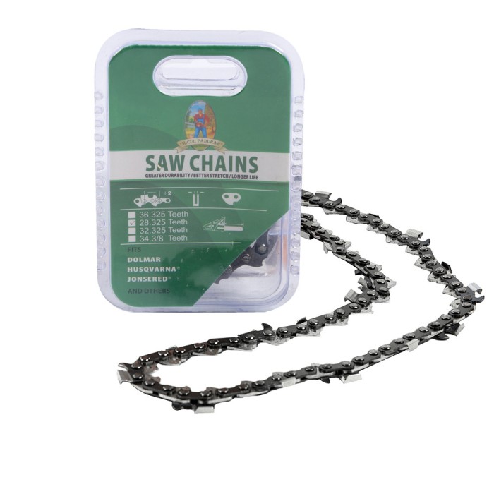 Lant drujba Micul Padurar, lungime 13'', pas 0.325'', grosime 1.3mm, 56 pinteni, 28 dinti, full chisel FarmGarden AgroTrade