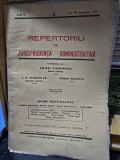 Repertoriu de jurisprudenta administrativa nr.3/1937