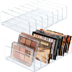 Acrylic Eyeshadow Palette Makeup Organizer,7-Cell Cosmetic Storage,Accesorii