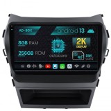 Cumpara ieftin Navigatie Hyundai Santa Fe IX45 (2013-2017), Android 13, X-Octacore 8GB RAM + 256GB ROM, 9.5 Inch - AD-BGX9008+AD-BGRKIT182