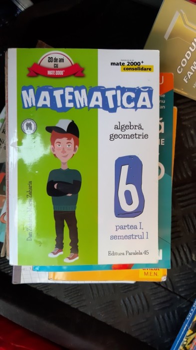 MATEMATICA ALGEBRA GEOMETRIE CLASA A VI A SEMESTRUL I -ZAHARIA