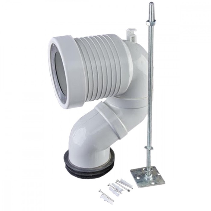Conector S pentru toalete de podea și monobloc