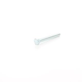 Surub cu cap hexagonal, filetat complet, otel, zincat alb, DIN933-6.8, M8 x 80 mm