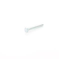 Surub cu cap hexagonal, filetat complet, otel, zincat alb, DIN933-8.8, M8 x 100 mm