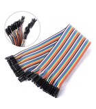 Set 40buc cabluri BREADBOARD 20cm mama-mama, Oem