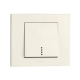 Intrerupator cap scara cu LED ST Grano ST Natural Crem Ovivo 400-020200-210