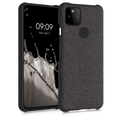 Husa pentru Google Pixel 5a, Textil, Gri, 54994.19 foto