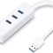 Card LAN 1Gb+HUB 3p USB3.0 UE330