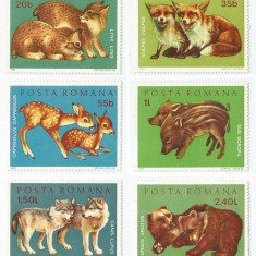 România, LP 875/1972, Pui de animale salbatice, MNH