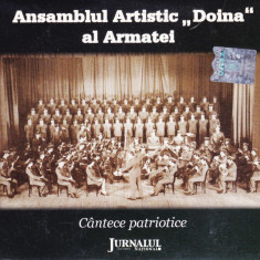 CD: Ansamblul artistic „Doina” al armatei – Cântece patriotice ( stare f.buna )