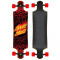 Longboard Santa Cruz Flame Dot Drop Down Black/Red