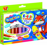 Bambino carioci colorate in forma de baton, 12 culori