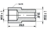 Reductor M12x1/M12x1_29.5Mm (Set 4 Buc) 462698 74706