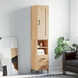 Cumpara ieftin Dulap &icirc;nalt, stejar sonoma, 34,5x34x180 cm, lemn prelucrat