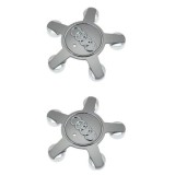 Cumpara ieftin Set 2 capacele Audi 135mm GRI tip gheara pentru jante aliaj