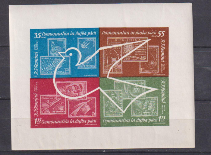 COSMONAUTICA IN SLUJBA PACII LP 541A MNH