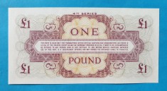 1 Pound British armed forces - One pond - Bancnota SUPERBA - UNC