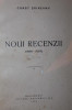 NOUI RECENZII ( 1926 - 1929 )