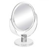 Oglindă Cosmetică JB Beauty, 10 cm, Dublă, Bază Transparentă, Simplă și Mărire x2, Oem
