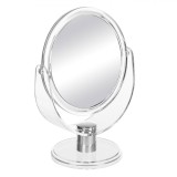 Oglindă Cosmetică JB Beauty, 10 cm, Dublă, Bază Transparentă, Simplă și Mărire x2, Oem