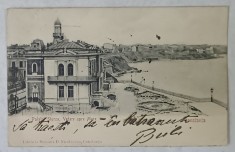 CONSTANTA , PALATUL STURZA , VEDERE SPRE MARE , CARTE POSTALA , CLASICA foto