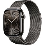Apple Watch 10, GPS, Cellular, Carcasa Slate Titanium 42mm, Slate Milanese Loop