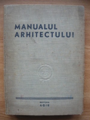 E. NEUFERT - MANUALUL ARHITECTULUI - 1948 foto