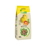 Hrana Canari Nestor Happy by Nature, 500g - Amestec Premium cu Fructe si Legume, Nutritie Echilibrata, Fara Coloranti si Conservanti