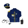 Set costum de politist pentru copii de Halloween si petreceri mascate, accesorii incluse+3 ani