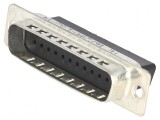 Conector D-Sub 25 pini tată pe cablu fără contacte 39mm, TE Connectivity
