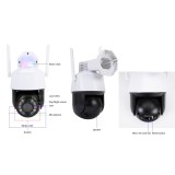 Pachet camera de supraveghere IP wireless 5MP PNI cu panou solar 60W