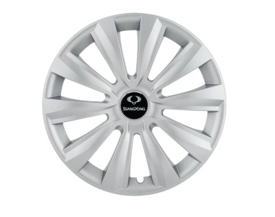 Set 4 capace roti Delta cromat R14 pentru gama auto SsangYong foto