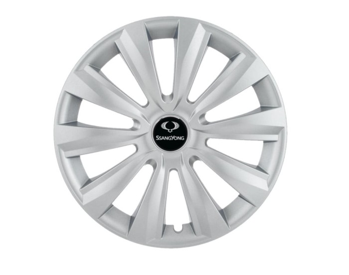 Set 4 capace roti Delta cromat R14 pentru gama auto SsangYong