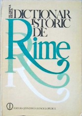DICTIONAR ISTORIC DE RIME-OLIMPIA BERCA-258396