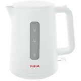 Fierbator Tefal Element KO200130, 2400W, capacitate 1.7L, indicator pentru nivelul apei, filtru anticalcar, baza rotativa, alb