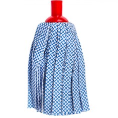 Mop Universal, Model Bleu cu Carouri, Moale, Compatibil cu Cadă Subțire