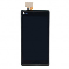 Ansamblu display touchscreen rama Sony Xperia L C2105 negru foto