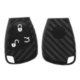 Husa Cheie Auto pentru Mercedes Benz - 2-3 Butoane, Silicon, Negru, 42378.14, Kwmobile