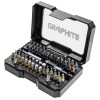Set biti cu adaptor, 60 piese, Graphite